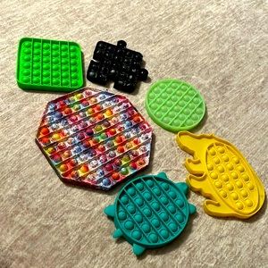 Lot of Pop-It Fidget Toys